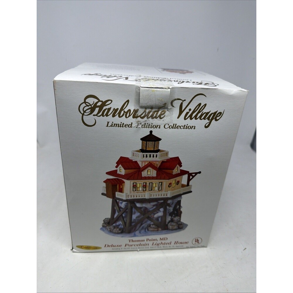 Harborside Village 9851783 Thomas Point,MD Deluxe Porcelain Lighthouse LE